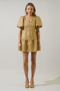 Tamary Tweed May Tiered Mini Dress