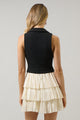 Fadia Atmore Vest Ruffle Mini Dress
