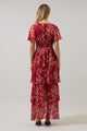 Ginnie Floral Amabel Tiered Maxi Dress