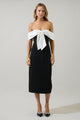 Zayane Off Shoulder Midi Dress