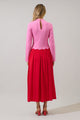 Zenie Color Block Midi Dress