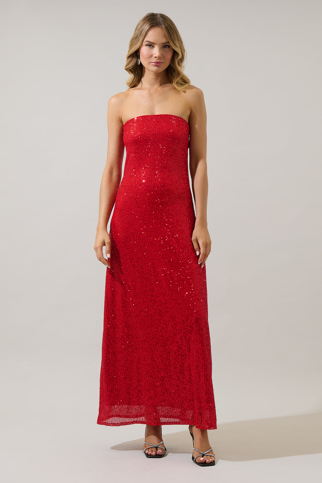 red glitter strapless dress Red Glitter Strapless Dress ZAPAKA Women Royal Blue Prom Dress Mermaid Strapless Sequins Long Evening Party