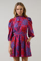 Darret Floral Esmae Pleated Mini Dress