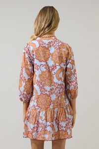 Siany Floral Yamila Ruffle Mini Dress