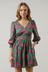 Evanna Floral Yolis Smocked Mini Dress