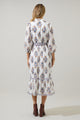 Rennie Floral Darny Long Sleeve Midi Dress