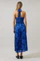 Ciara Floral Tiffi Halter Maxi Dress