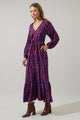 Ramsay Abstract Larrie Button Down Maxi Dress
