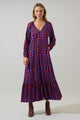 Ramsay Abstract Larrie Button Down Maxi Dress