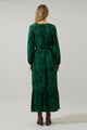 Benti Abstract Larrie Button Down Maxi Dress