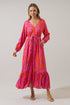 Marinda Floral Larrie Button Down Maxi Dress