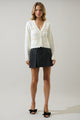 Yania Scallop Pearl Cardigan
