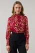 Ginnie Floral Sunnie Long Balloon Sleeve Blouse