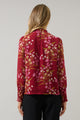 Ginnie Floral Sunnie Long Balloon Sleeve Blouse
