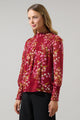 Ginnie Floral Sunnie Long Balloon Sleeve Blouse