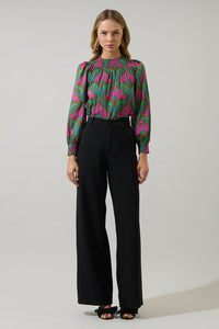 Evanna Floral Noehmi Long Sleeve Top