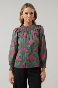 Evanna Floral Noehmi Long Sleeve Top
