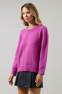 Tiffani Round Neck Knit Sweater