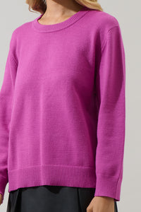 Tiffani Round Neck Knit Sweater