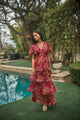 Ginnie Floral Amabel Tiered Maxi Dress
