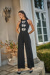 Glow Bow Halter Neck Jumpsuit