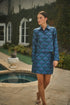 Aurra Jacquard A-line Mini Skirt