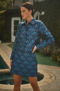 Aurra Jacquard Collared Jacket