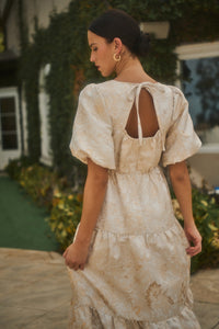 Lola Jacquard Eulalia Tiered Maxi Dress