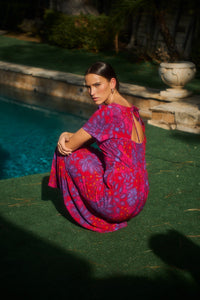 Darret Floral Orla Ruffle Maxi Dress