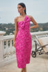 Harrington Jacquard Lola Bow Strapless Midi Dress