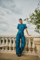 Farrah Jacquard Hestia Wide Leg Pants