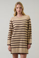 Tovina Striped Sweater Mini Dress