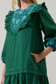 Dinah Poplin Embroidered Mini Dress