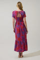 Darret Floral Orla Ruffle Maxi Dress