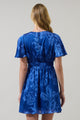 Ciara Floral Emeny Short Sleeve Mini Dress