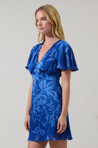 Ciara Floral Emeny Short Sleeve Mini Dress