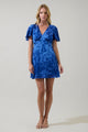 Ciara Floral Emeny Short Sleeve Mini Dress