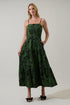 Tindrie Floral Alvis Tiered Maxi Dress
