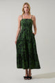 Tindrie Floral Alvis Tiered Maxi Dress