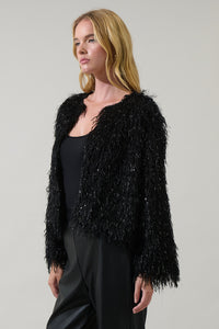 Himari Metallic Fringe Jacket