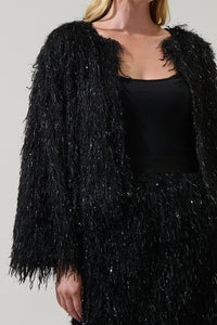 Himari Metallic Fringe Jacket