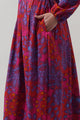 Darret Floral Lucie Pleated Maxi Skirt