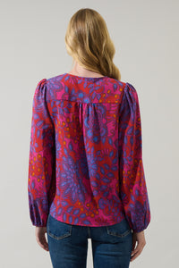 Darret Floral Marwa Long Sleeve Blouse