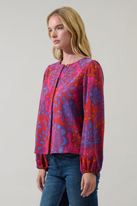 Darret Floral Marwa Long Sleeve Blouse