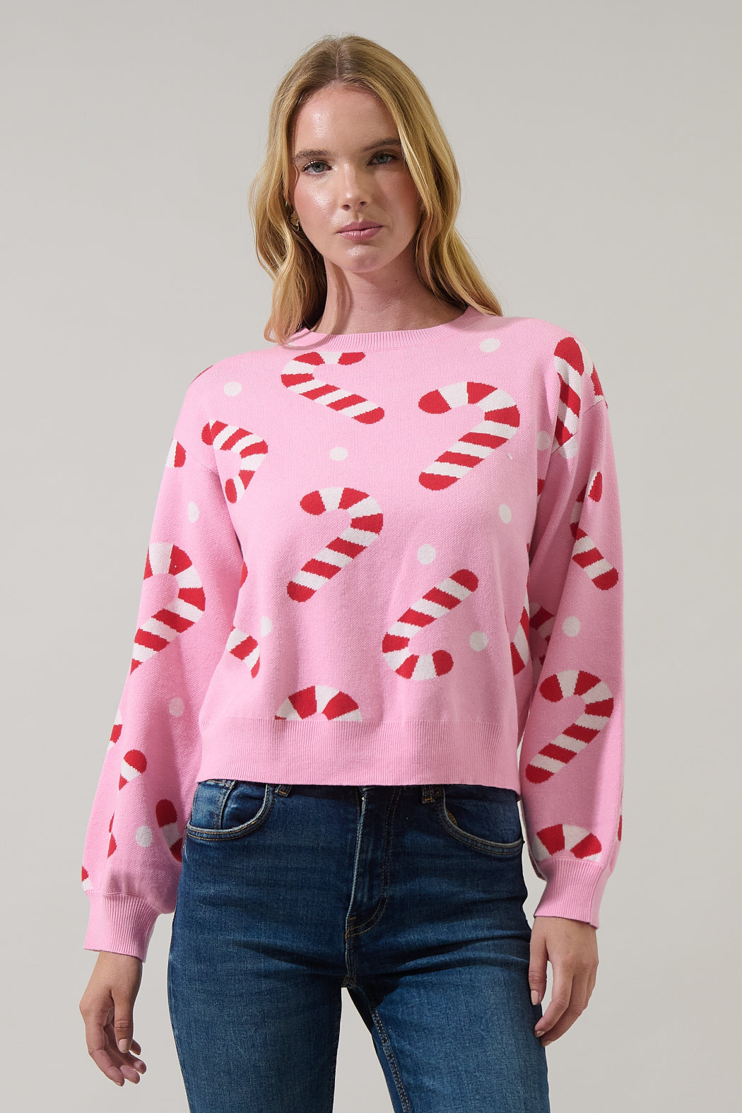 Candy Cane Pull Over sweater