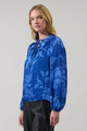 Ciara Floral Lindsey Ruffle Blouse