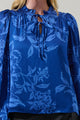 Ciara Floral Lindsey Ruffle Blouse