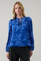 Ciara Floral Lindsey Ruffle Blouse
