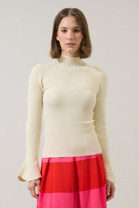 Malvern Bay Mock Neck Sweater