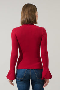 Malvern Bay Mock Neck Sweater
